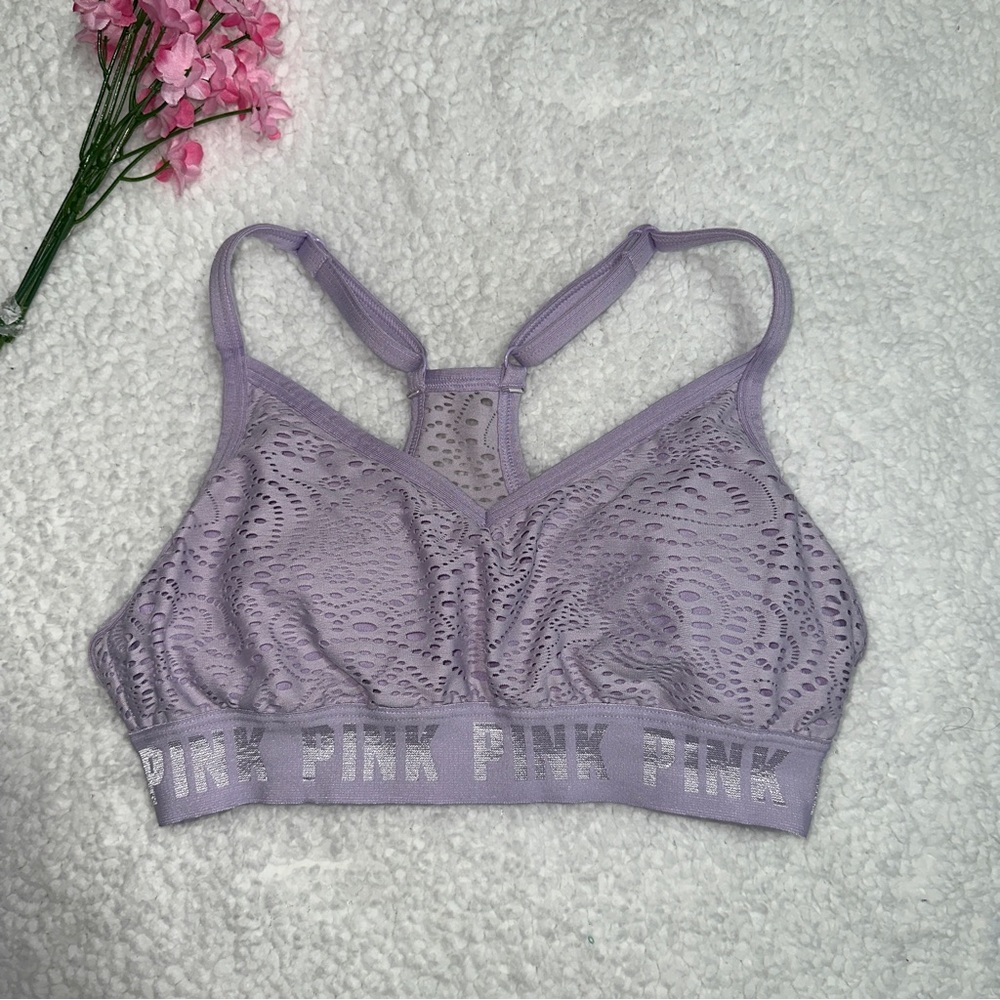 PINK Sport Lace Sports Bra Racerback